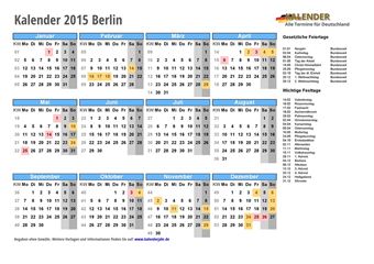 Kalender 2015Berlin