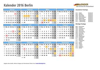 Kalender 2016Berlin