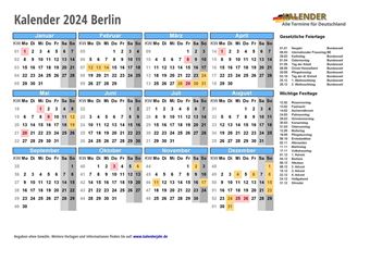 Kalender 2024Berlin