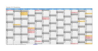 Kalender 2014Brandenburg