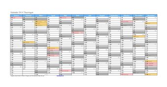 Kalender 2014Thueringen