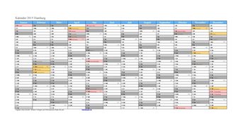 Kalender 2015Hamburg